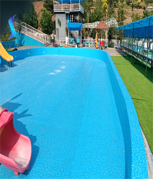 河北承德兒童水上樂園膠膜鋪裝完成